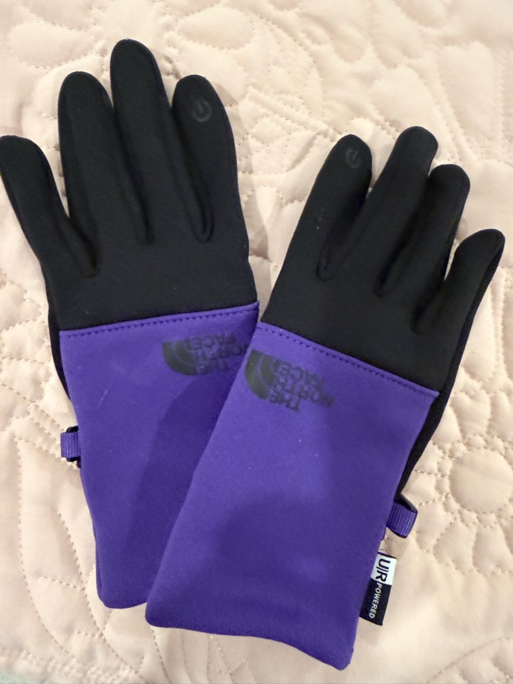 The North Face Purple and Black Women's Gloves